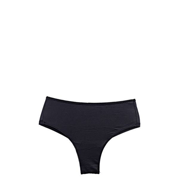 Черна бразилиана с висока талия Rosa 