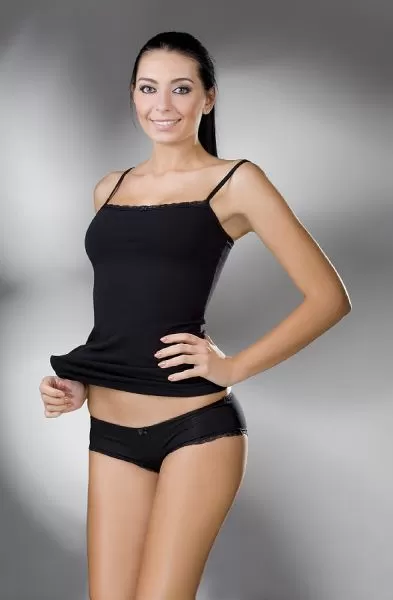 Памучен корсаж с тънка презрамка She