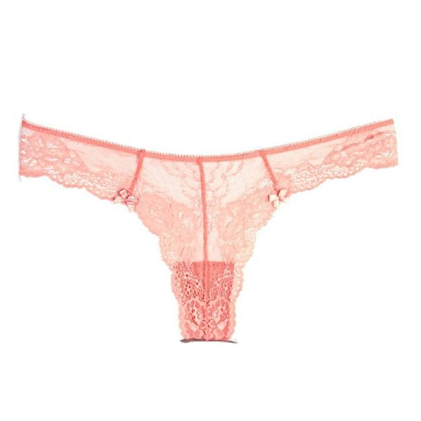 Brazilian Lace up Coral