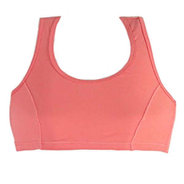Бюстие с широки презрамки Спорт peach