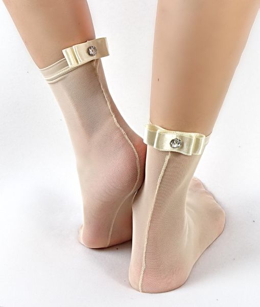 Чорапи Saten chick beige