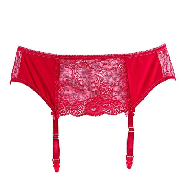Garter Gorgeous Red