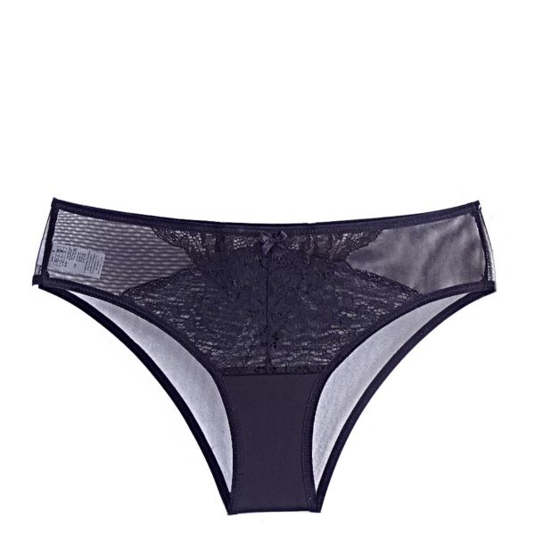 Tulle bikini Sexy twist black