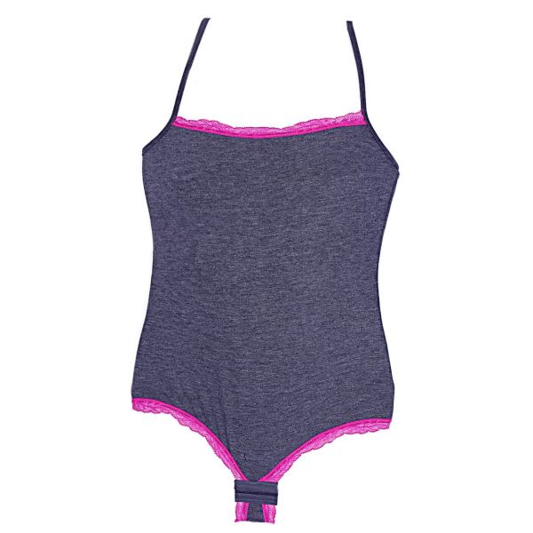 Body First dark grey and cyclamen