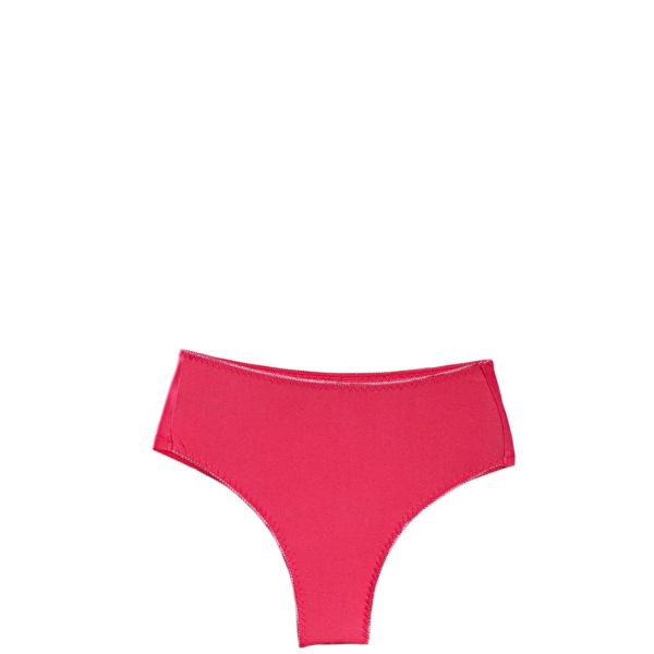 High waist microfiber brazilian Rosa