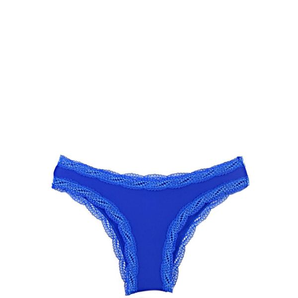 Bikini with lace in deep blue Fines