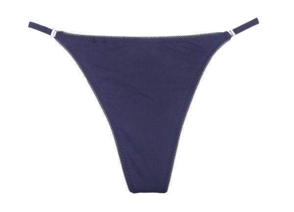 Черни секси дамски прашки с лента Black line