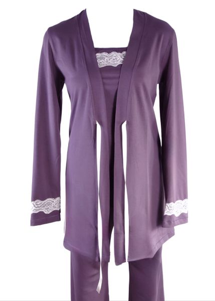 Comfy ash 3-piece pajama set for women