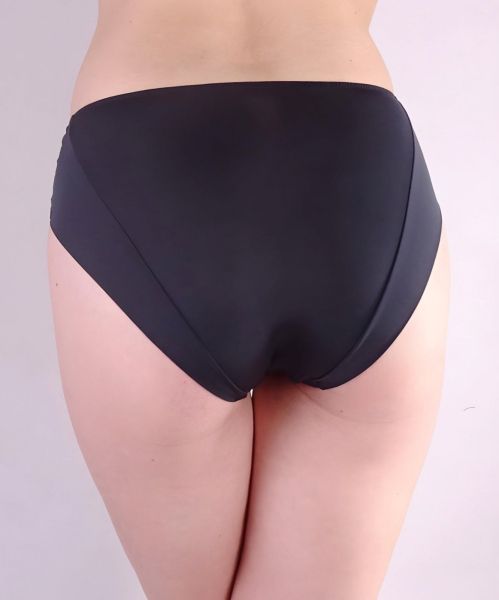 Luxury black bikini briefs Silky touch - comfortable fit