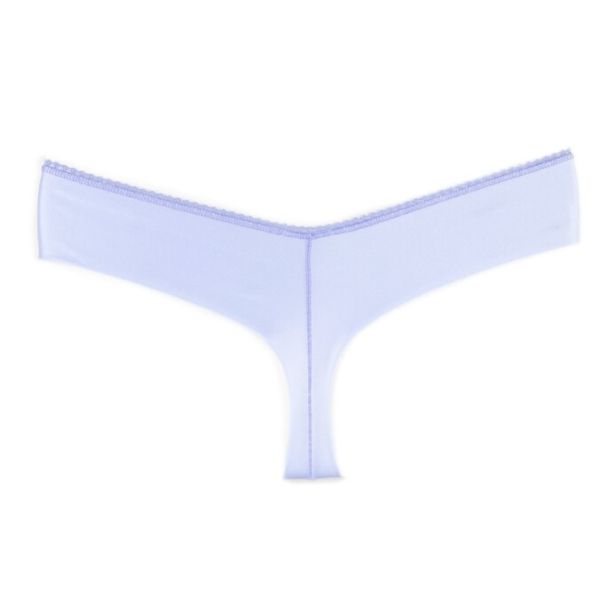 Microfiber brazilian in pastel blue