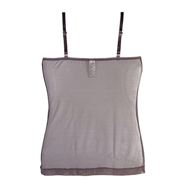 Tulle corsage in dark ash