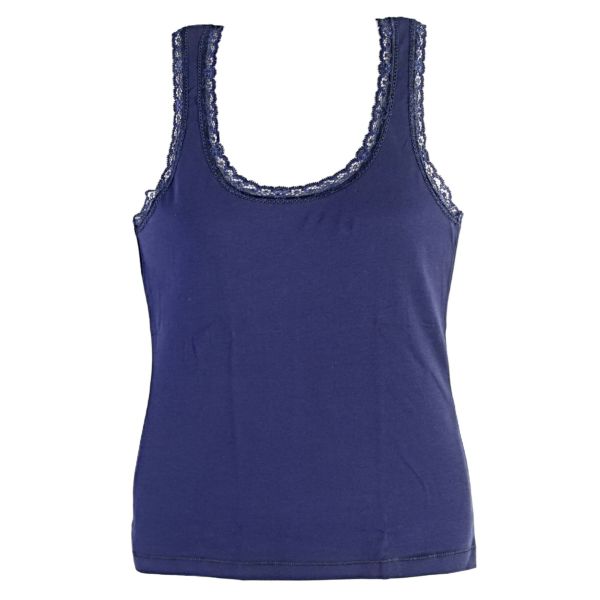 Cotton corsage Accent dark blue