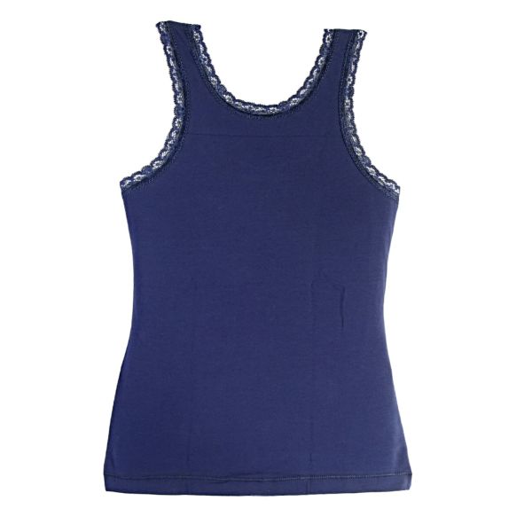 Cotton corsage Accent dark blue