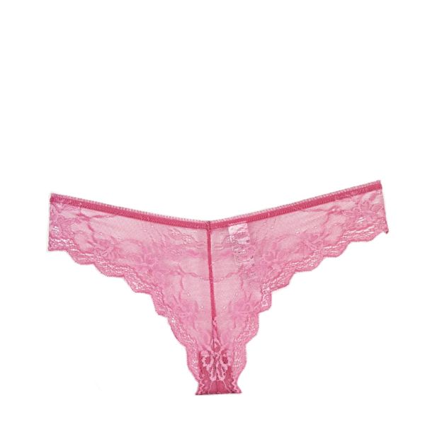 Brazilian Lace Up dark pink
