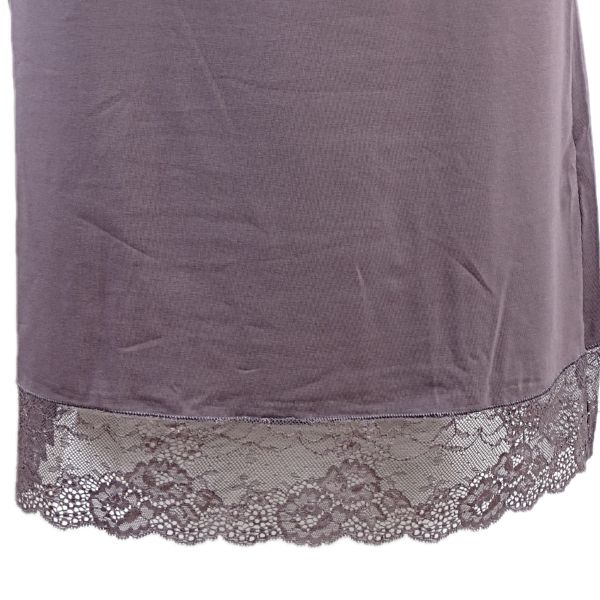 Nightwear Cotton lace dark ash