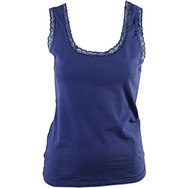 Cotton corsage Accent dark blue