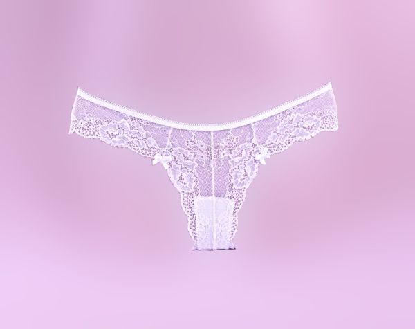 Brazilian Lace up white