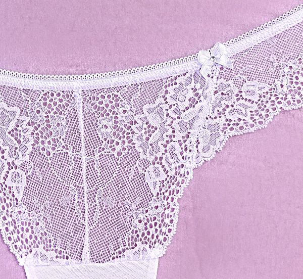 Bikini Sparkly white