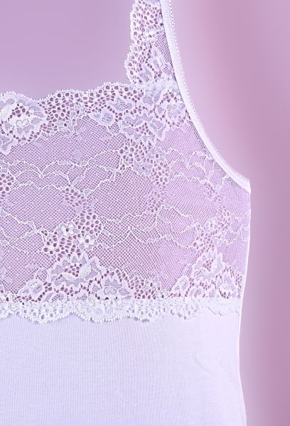Corsage White lace