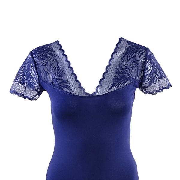 Body with short sleeves Siana dark blue