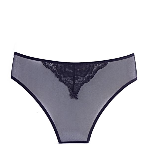 Tulle bikini Sexy twist black