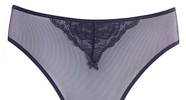 Tulle bikini Sexy twist black