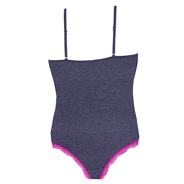 Body First dark grey and cyclamen