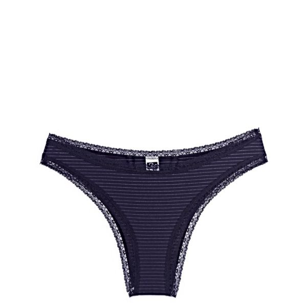 Bikini Fines silver stripes