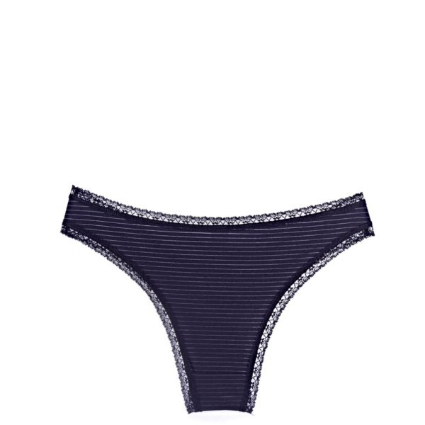 Bikini Fines silver stripes