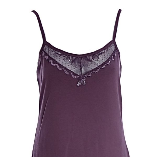 Cotton nightgown Lovely dark ash