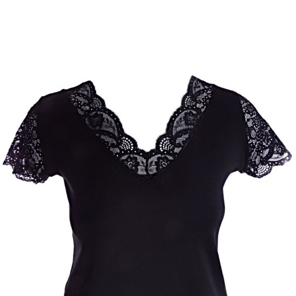 Women's blouse Diana black