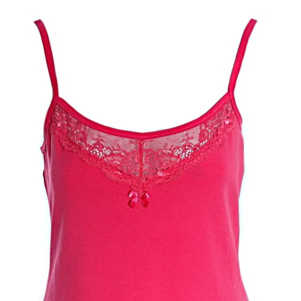 Cotton nightgown Lovely coral