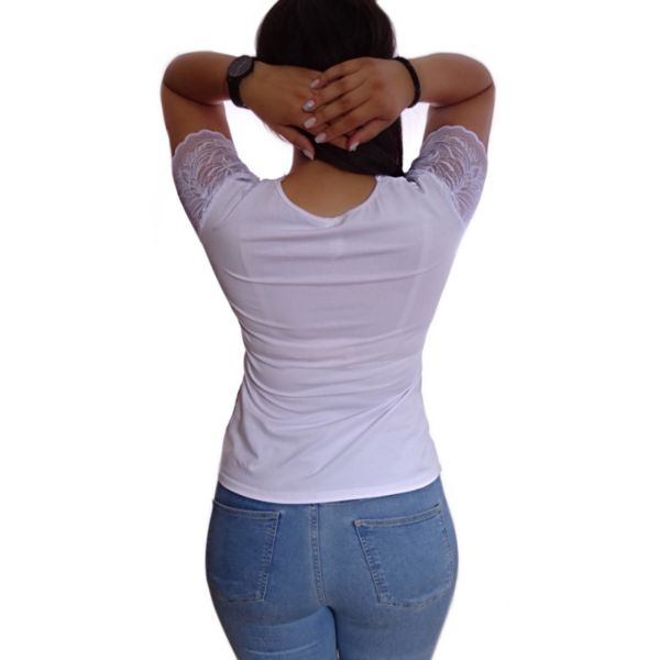 Women's blouse Eve white