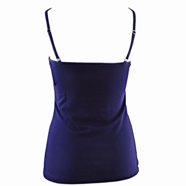 Top Dark blue lace