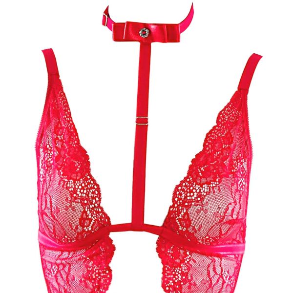 Sexy body Toxedo red