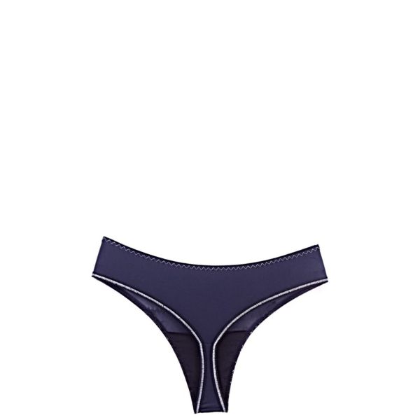 Women's string in black and white Elinor