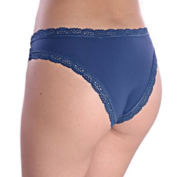 Microfiber bikini in petrol Fines