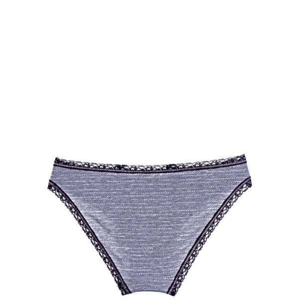 Women's cotton bikini Grey pixels