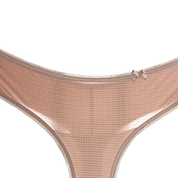 Microfiber brazilian Beige dots