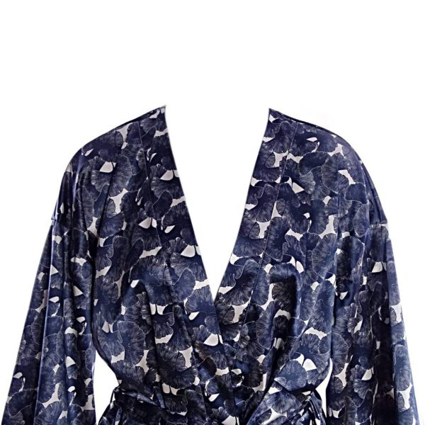 Satin bathrobe Wonderful day