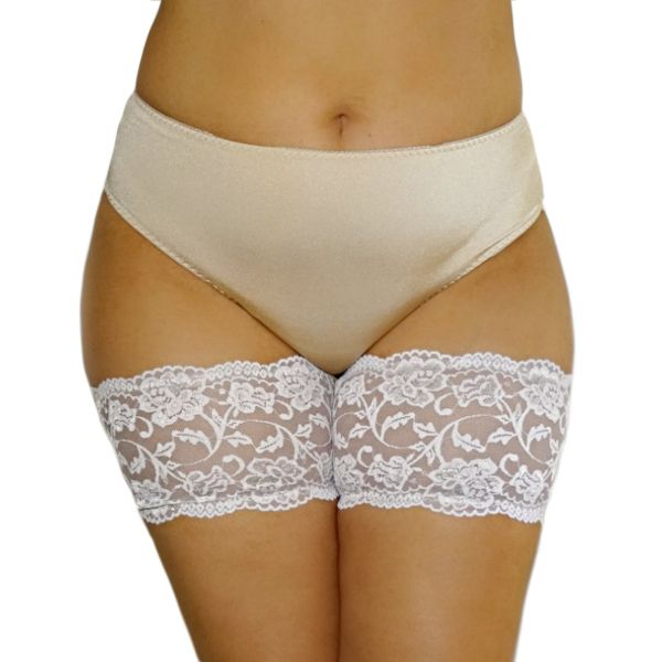 White lace bands against abrasion Lace it up