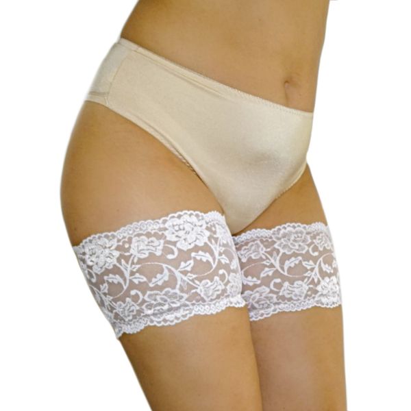 White lace bands against abrasion Lace it up