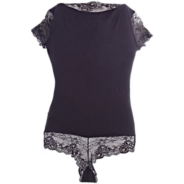 Cotton bodysuit with short sleeves Lady