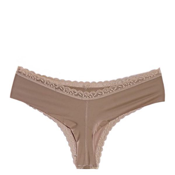 Microfiber brazilian with lace Elegance