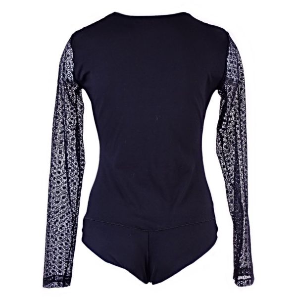Women's body blouse with long lace sleeves Glory