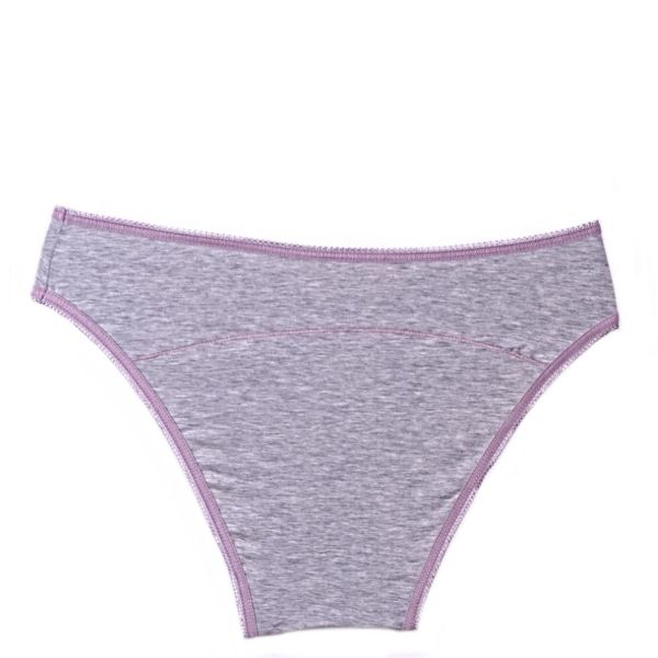 Cotton bikini in light grey Comfy