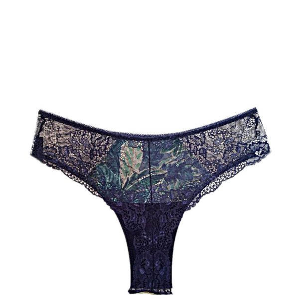 High waist brasilians with lace Tropicana