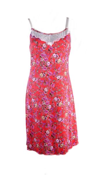 Women's nightgown with thin straps Flora soft