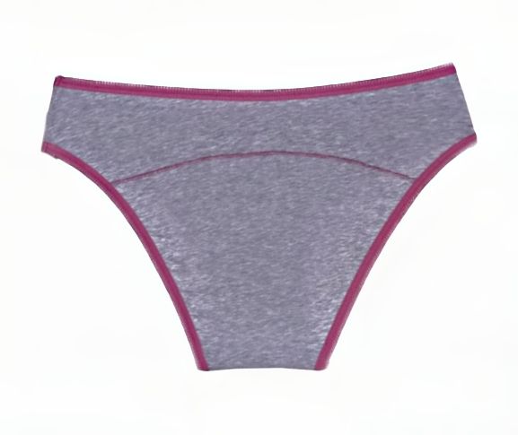 Cotton bikini in light grey Comfy