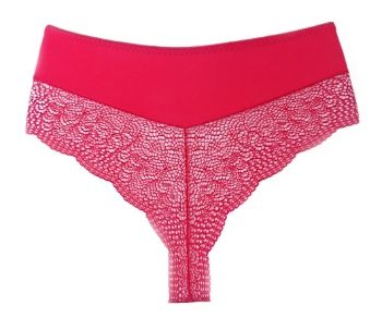 Luxury brazilian briefs in red color Shiny